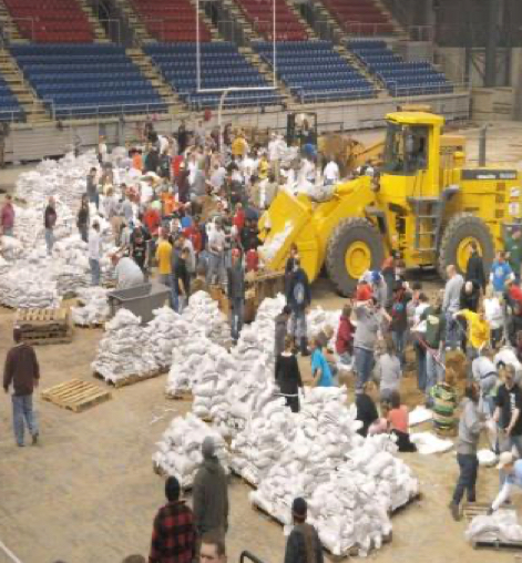 Sandbag Filling Government Emergency Response Sandbag Filling Government Emergency Response